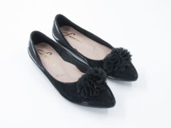 Alternative view of Baletas Muñecas Negras con Flor