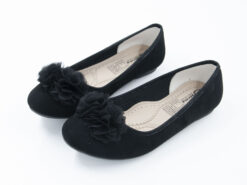 Alternative view of Baletas muñecas negras con flor