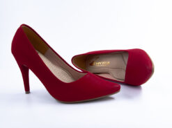 Tacones de color rojo