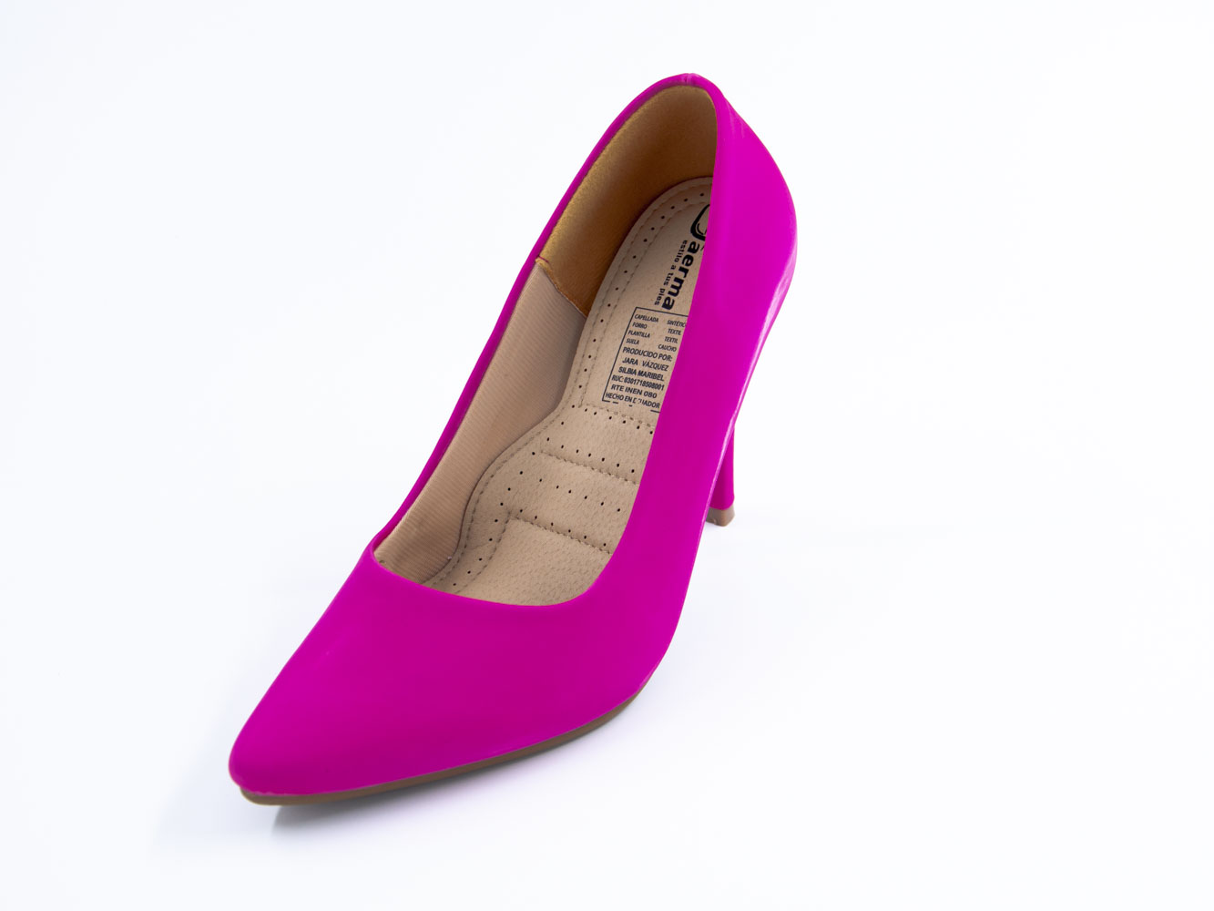Tacones de color fuscia - Imagen 2