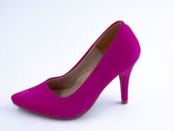 Tacones de color fuscia