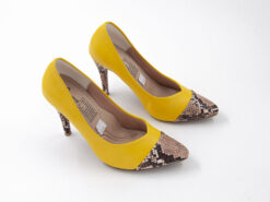 Tacones Amarillos cómodos