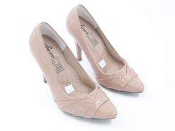 Tacones palo de rosa charolados