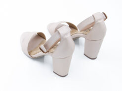 Alternative view of Zapatillas altas beige color gris