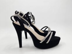 Alternative view of Sandalias con tiras de brillo